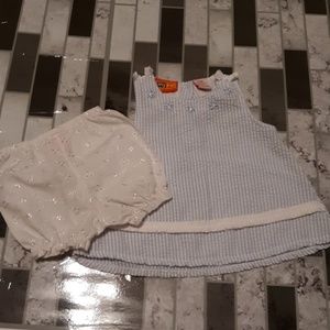 Girls Short Set sz 6/9m